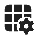Table Settings SVG Icon